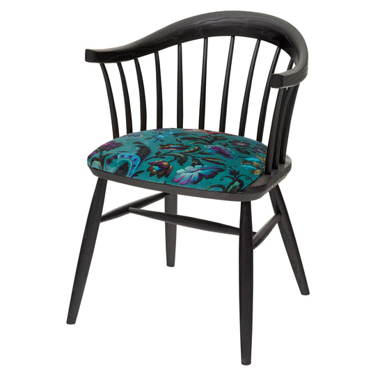 The Darwin Modern Windsor Upholstered in House of Hackney Florika