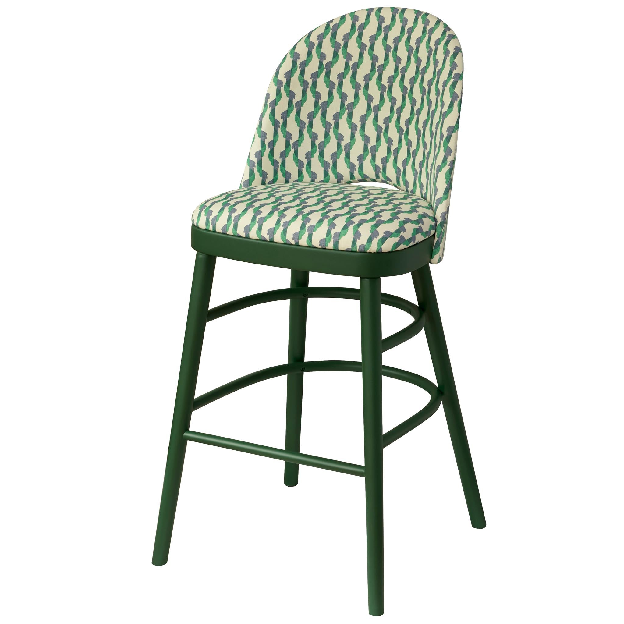 Ella Bar Stool upholstered in Botany from Fermoie