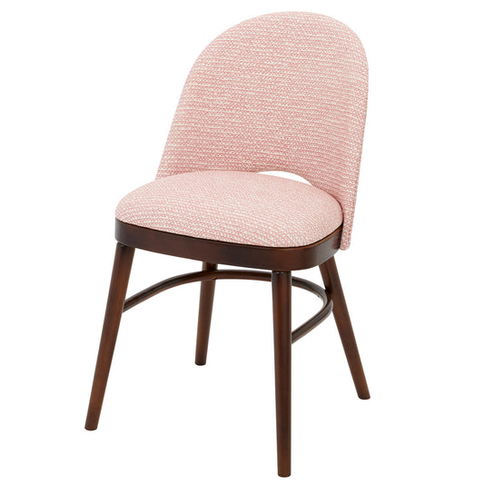 Ella Chair upholstered in Mendip from Fermoie, dark oak finish