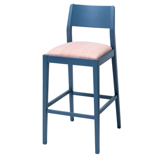 James Bar Stool Upholstered in Portia by Korla