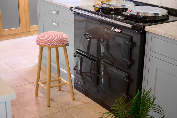 Turner Counter Stool Upholstered in Ruffle from Fermoie