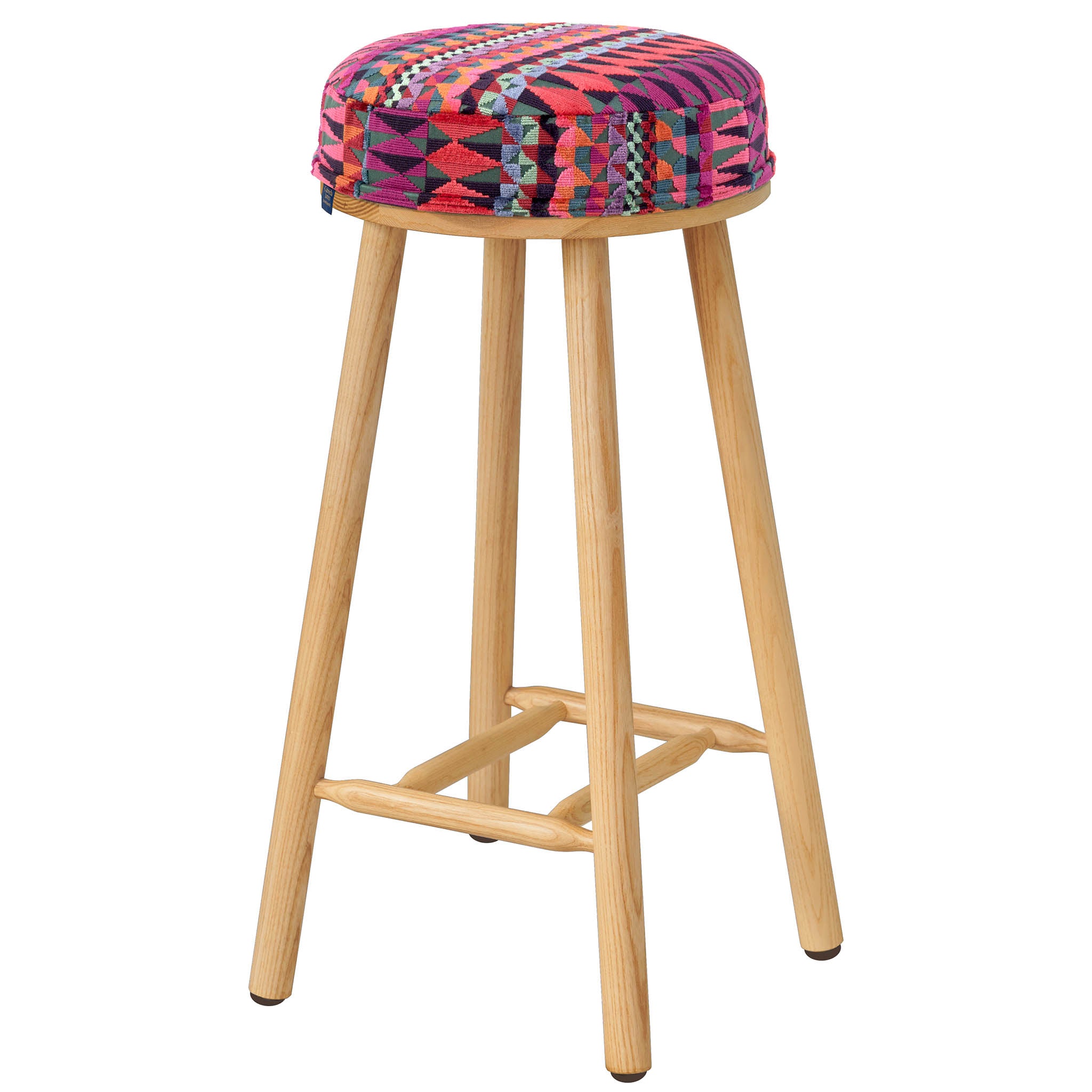 Turner Counter Stool upholstered in Ghent from Margo Selby