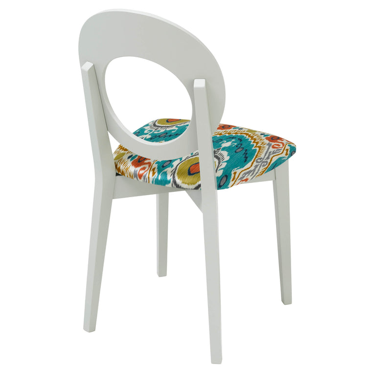 Chloe Dining Chair upholstered in Niyali from Sanderson