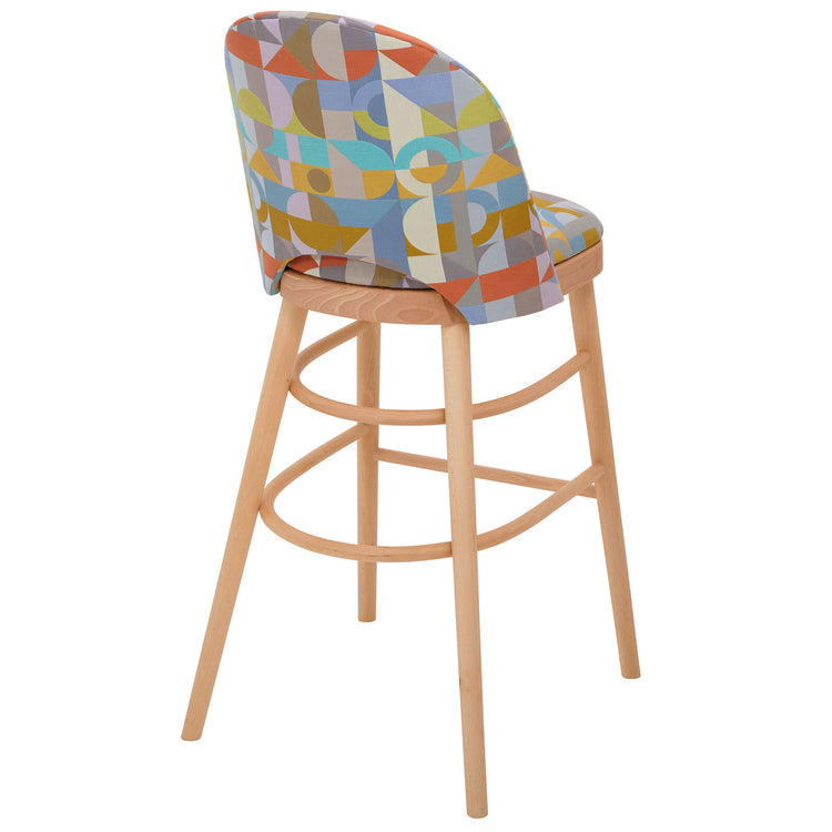 Ella Bar Stool upholstered in Motown from Margo Selby