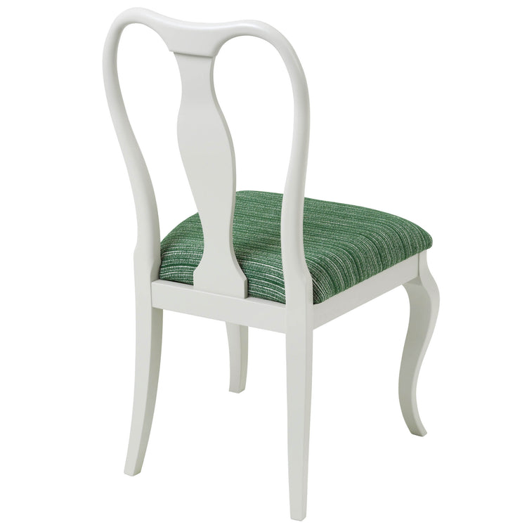 Marco Side Chair Upholstered in Hippie in Green from Christopher Farr Cloth