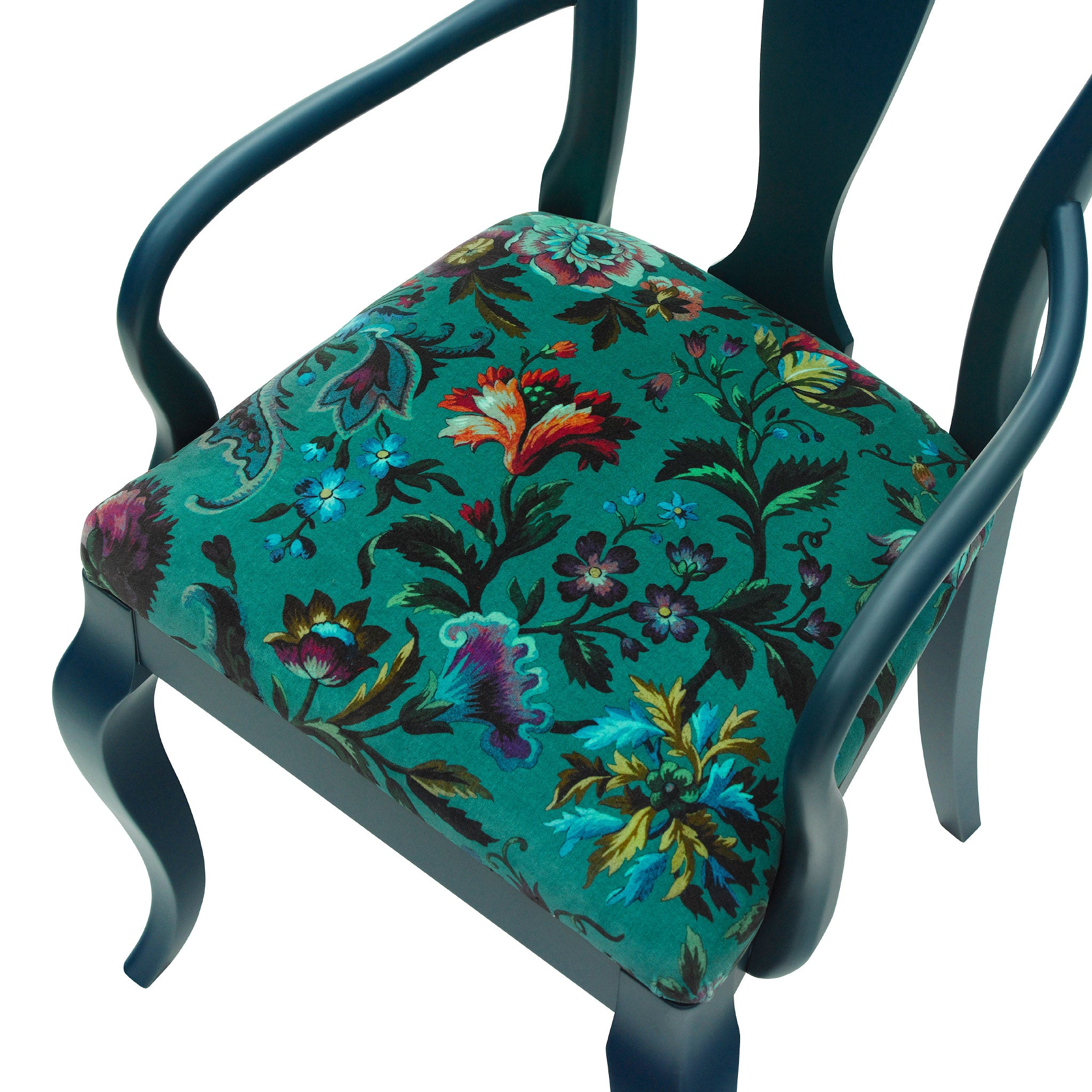 Marco Chair Upholstered in Florika by House of Hackney