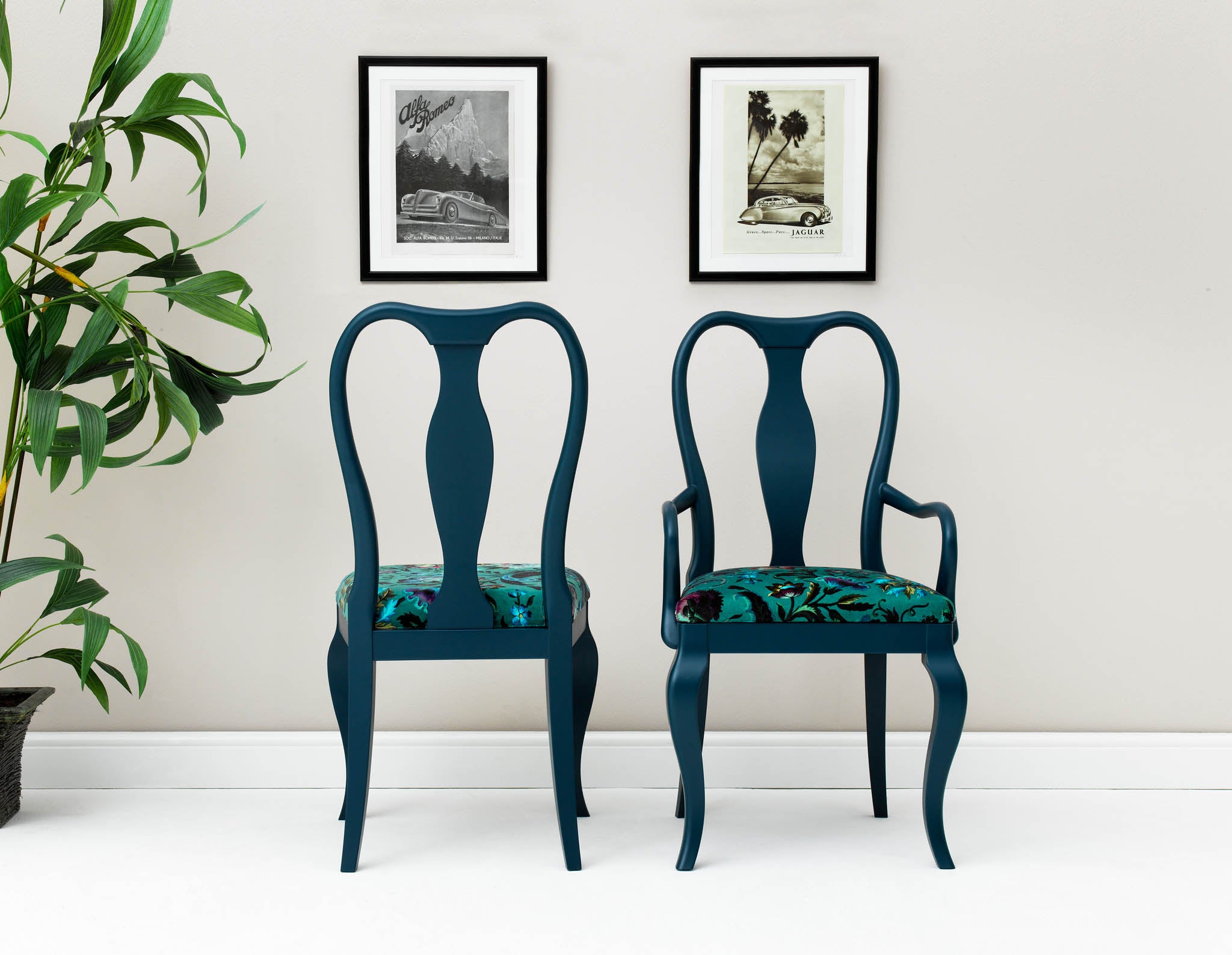 Marco Chair Upholstered in Florika by House of Hackney
