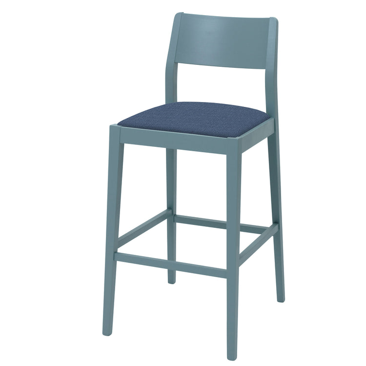 James Bar Stool made-to-order in your chosen Luxury Linen.